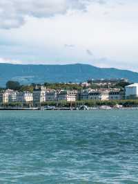 【スイス】ジュネーブ🇨🇭街の象徴、大噴水