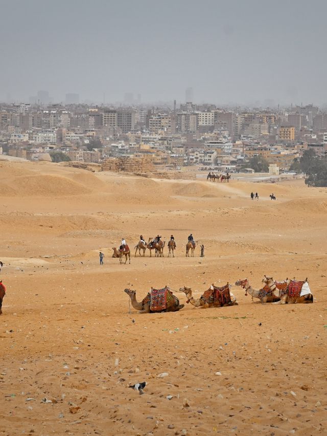 Giza pyramid of Egypt วิธีการเที่ยว