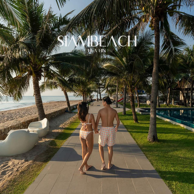 ที่พักหัวหินติดทะเลน่ารักๆ 🌅