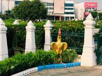 泰國曼谷歷史紀念碑公園推薦：Wongwian Yai วงเวียนใหญ่塔克辛紀念碑公園。適合拍照打卡遊玩、了解歷史