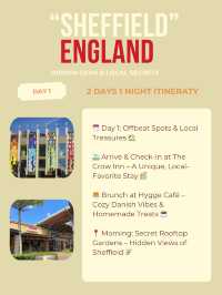 Sheffield 2-days itinerary 
