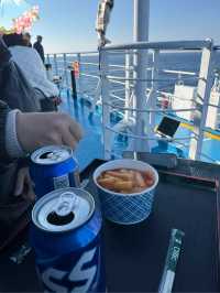 울릉도 가는 길, 후포항 크루즈에서 떡볶이 먹는 행복