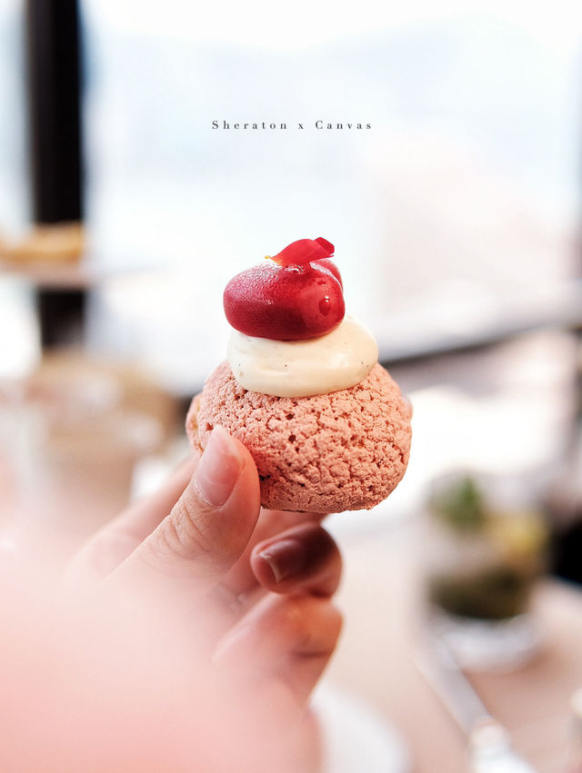 Sheraton x CANVS 聯乘推出「香蘊玫瑰下午茶」🌹