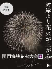 【山口🎆下関】対岸より花火が上がる‼️関門海峡花火大会