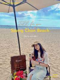 คาเฟ่ริมหาดแสงจันทร์ ฟีลเกาหลี @ระยอง ☕️⛱️