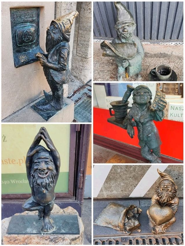 弗羅次瓦夫舊城區蒐集可愛的小矮人