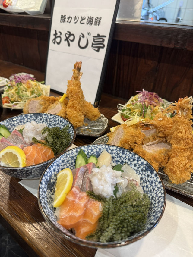 【北九州グルメ】肉も刺身もご飯も野菜も！いろいろ楽しめる定食屋さん🍚