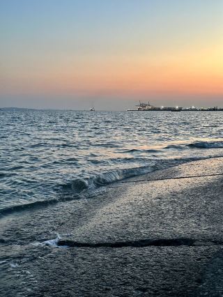 Oido Red Lighthouse: A Perfect Day with Sunset and Night Views