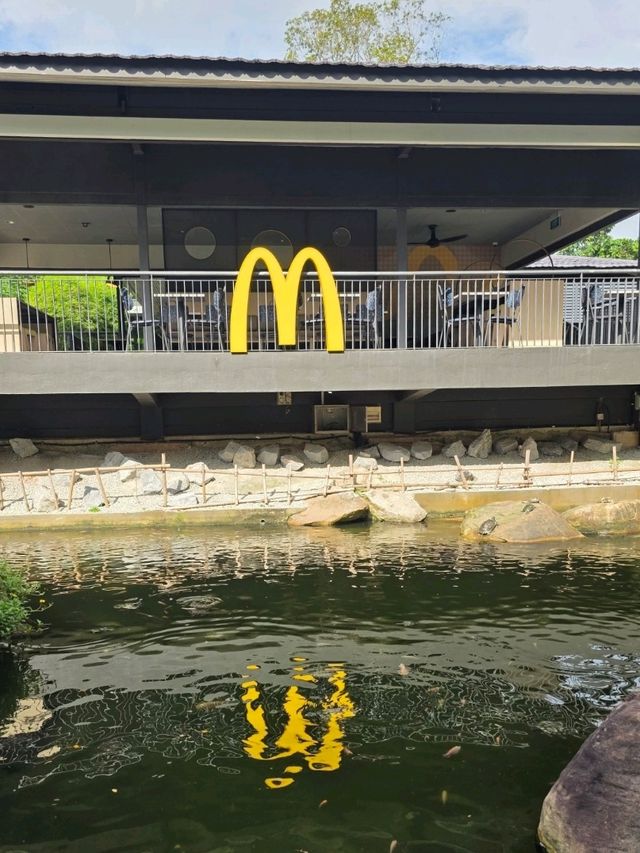 McDo Meets Tranquility: A Bite at Ridout Tea Garden, Singapore