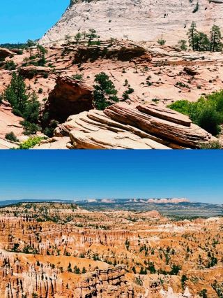 Under the lights of Las Vegas and the starlit skies of Bryce Canyon