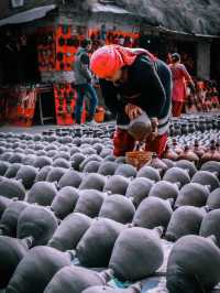 Pottery square is a hub of pottery tradition in Bhaktapur 