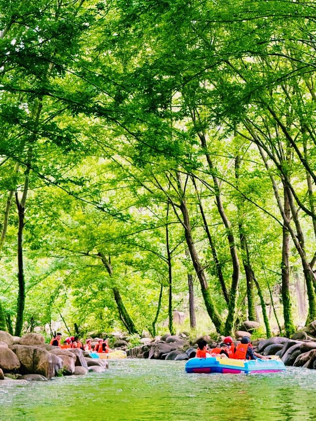 河南堯山大峽谷漂流遊玩攻略，適合夏天打卡遊玩