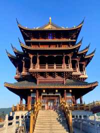 Yiwu, China — Jiming Pavilion with a View