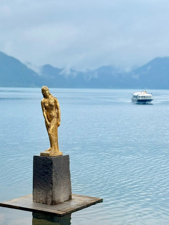 💙 Lake Tazawako: Japan’s Deepest Blue & the Golden Dragon’s Legend!
