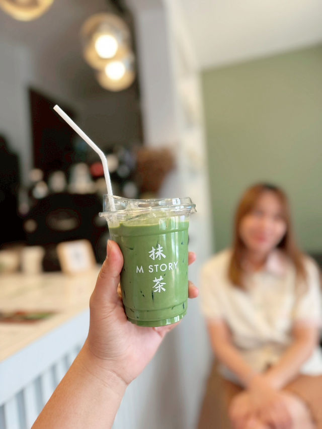 ร้านมัทฉะเจ้าดังเมืองเพชร ต้อง M story tea room