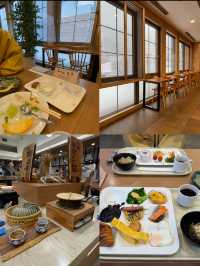 traditional tatami-style hotel at Hokkaido Onsen village 