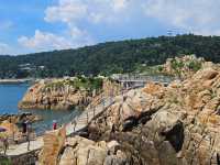 The day is nice for a stroll at Daewangam at Ulsan