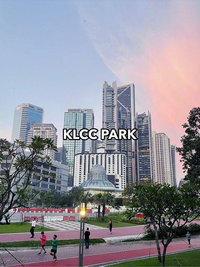 KLCC Park: Scenic Urban Escape with Iconic Twin Tower Views