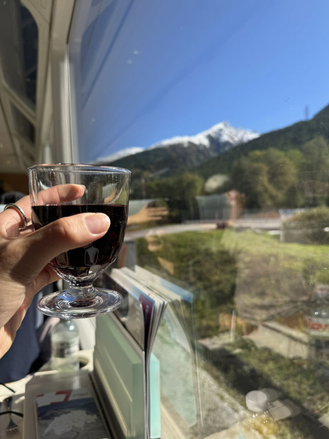 念願だった氷河急行🚂🇨🇭