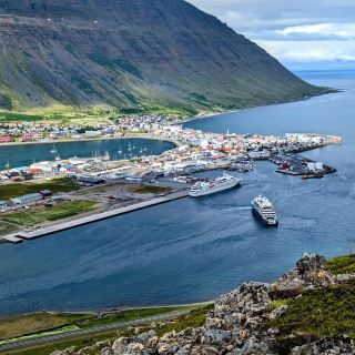 迷人的冰島西峽灣伊薩菲厄澤海岸生活