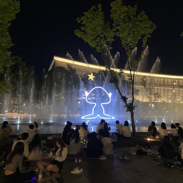 대전 도룡동 엑스포 한빛탑 음악분수 피크닉