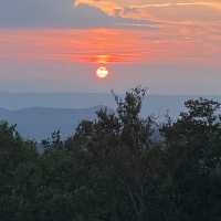 Shenandoah National Park Swift Run Sunset