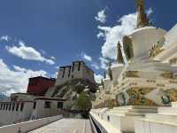 Lost in time, eternal monastery surrounded by mountains 