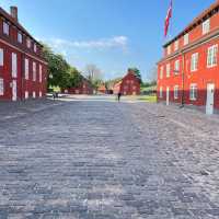 Red Houses in the Kastellet Fortress 🏡 