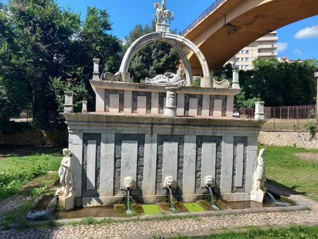 Fountain of the Rosello Sassari 🗺️