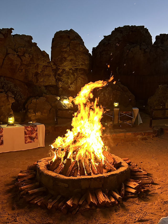 Honeymoon Place in the middle of Rock formations 