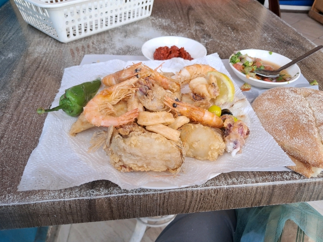 魚の夕食