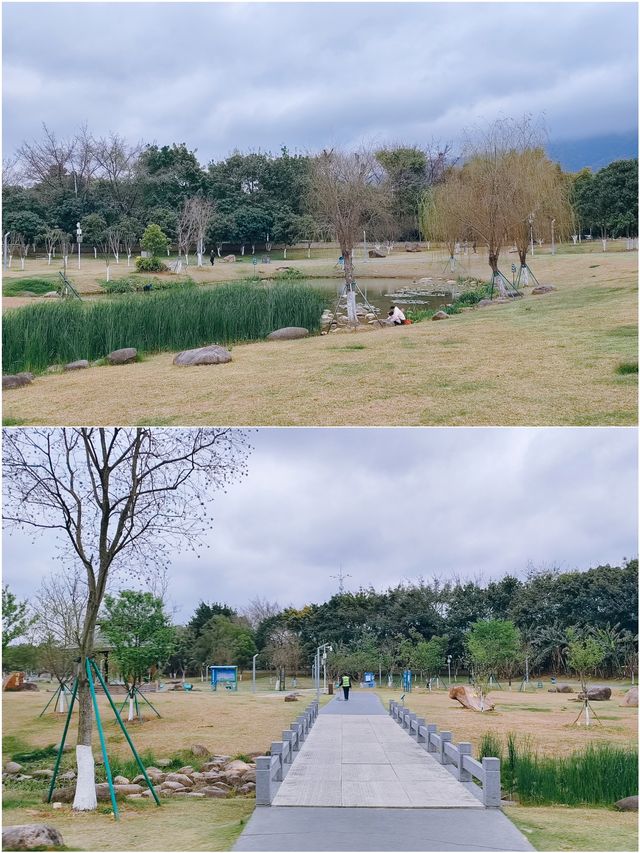 閩侯沙堤市民公園，人少景美超適合野餐露營放空自己