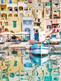 Prochida Mirror like Sea 🌊 at Bay of Naples, Italy 🇮🇹 