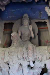 獨樂寺泥塑。