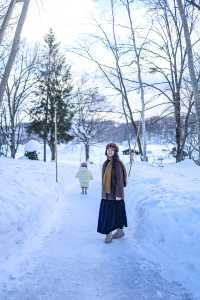 誤入童話世界北海道羊蹄山下的名水公園