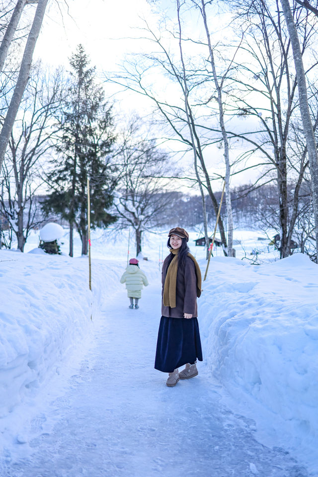 誤入童話世界北海道羊蹄山下的名水公園