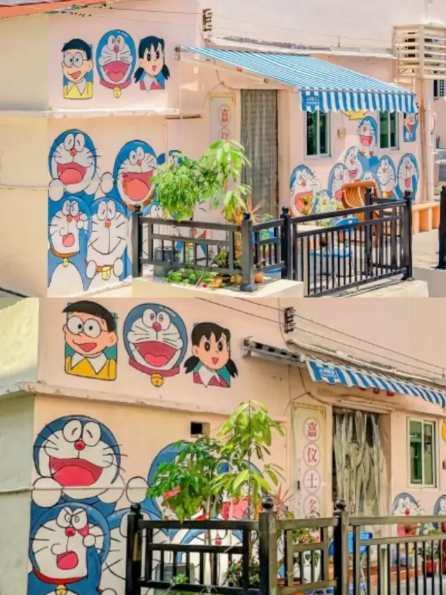 Free visit! Giant Doraemon sculptures appear in Zhuhai!