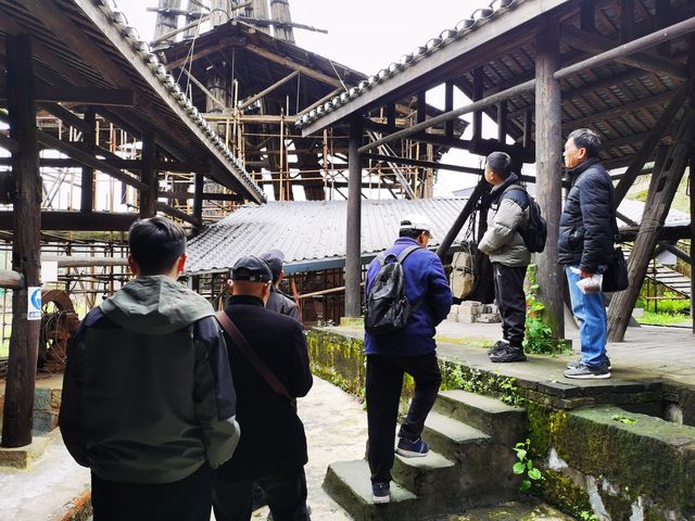 雨中重遊自貢東源井古鹽場