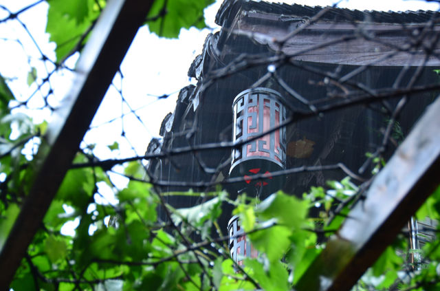 雨霁枕河：杭州枕河居民宿的煙雨水墨圖