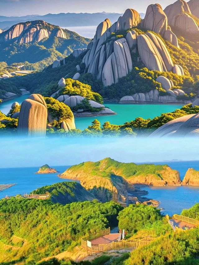 穿越海上仙都，石縫裡開滿春天