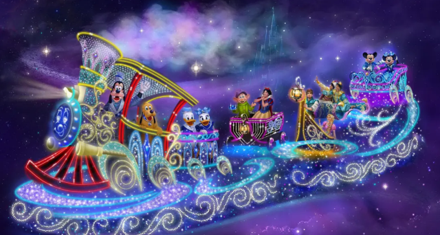 Disney Starlight Parade Debuts