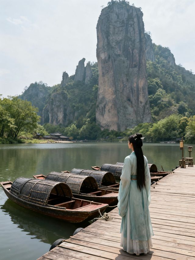 趙麗穎同款仙俠秘境！浙江縉雲仙都保姆級攻略，三步拍出古風大片