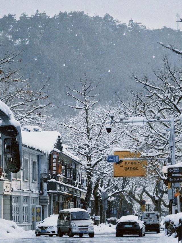 江西降溫了，又想念廬山的雪了|||作為南方人，從小對雪就