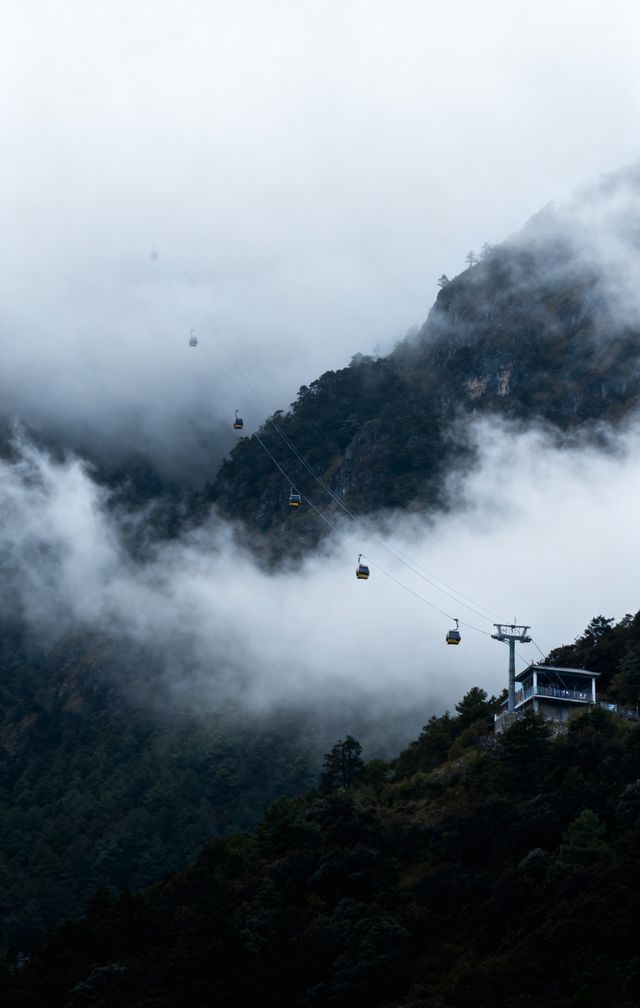 蒼山索道秘境打卡