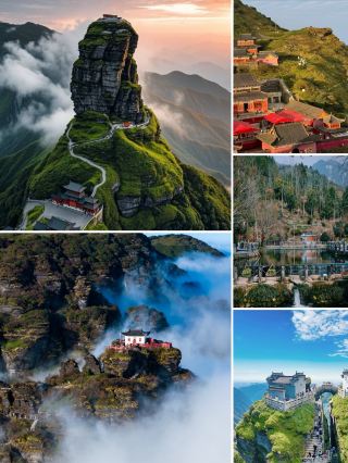 "Lonely Peak Above the Clouds" - I Witnessed the Realm of Mountains, Water, and Sky in Guizhou