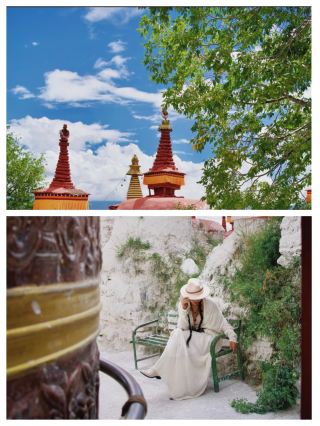 Hidden Gems Around Lhasa! The Stupa Forest of Linzhou Summer Monastery is Breathtakingly Beautiful