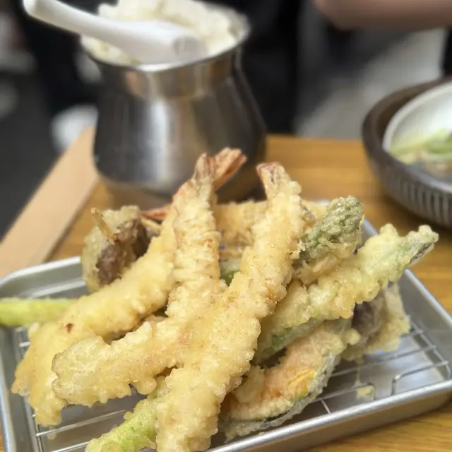 The most delicious tempura I've ever eaten.