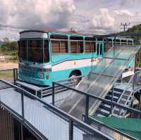 Lunch on a bus 🚌 in Kundasang ⛰️