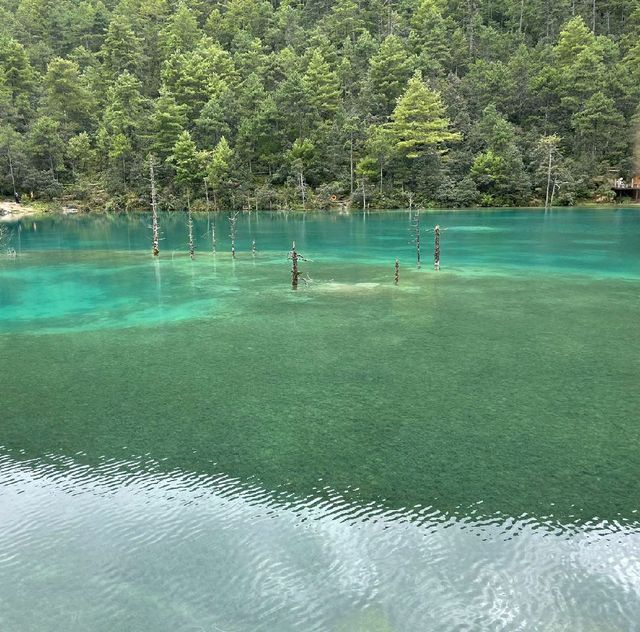 麗江藍月湖 碧綠仙景