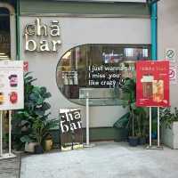 คาเฟ่ชา น่ารักๆเปิดใหม่ "cha bar"